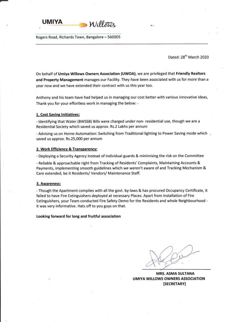 Friendly Realtors and Property Management