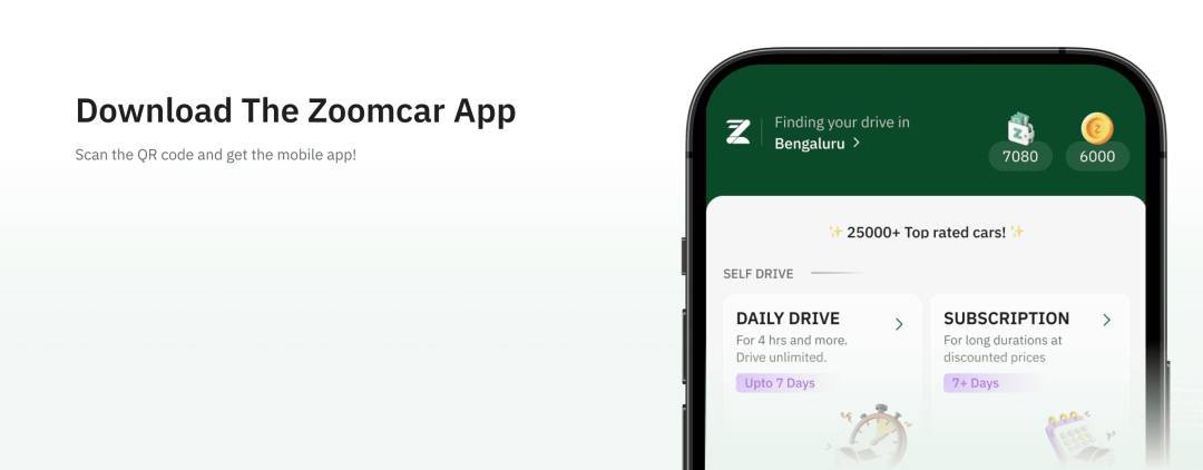 Zoomcar Self Drive Cars