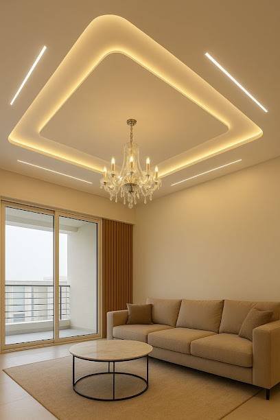 Issu Interior | Gypsum False Ceiling & Pvc Panel Work