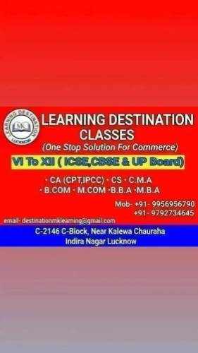 M.K Learning Destination Commerce and maths classes